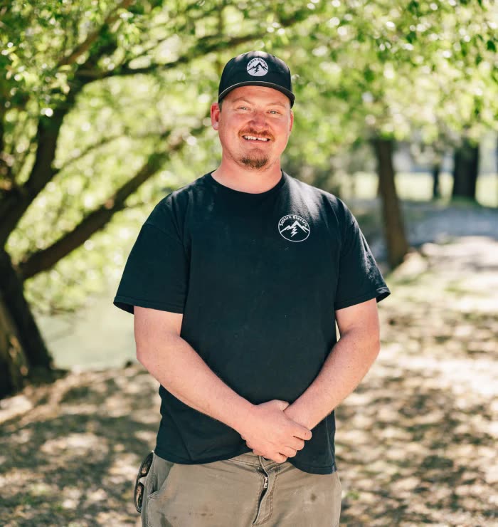 Dale Burge, journeyman at Selkirk Electric